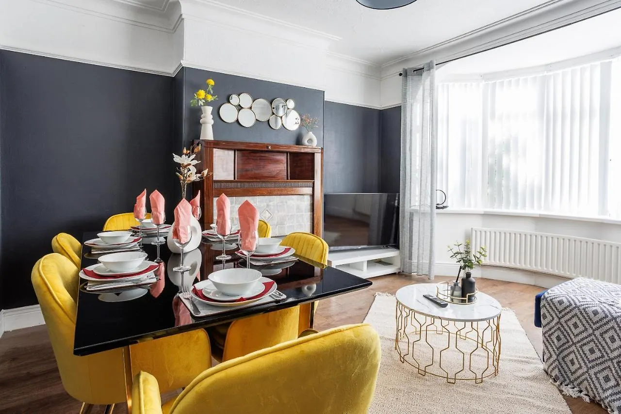 Vila Sleek 4 Bed In Newcastle- Sleeps 9 - Parking 0*, Newcastle upon Tyne Velká Británie